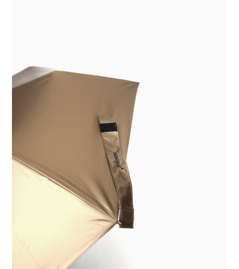 Parachase 3265 Gold Edition Mükemmel UV Korumalı 3 Katlamalı Manuel Şemsiye / Güneş Şemsiyesi