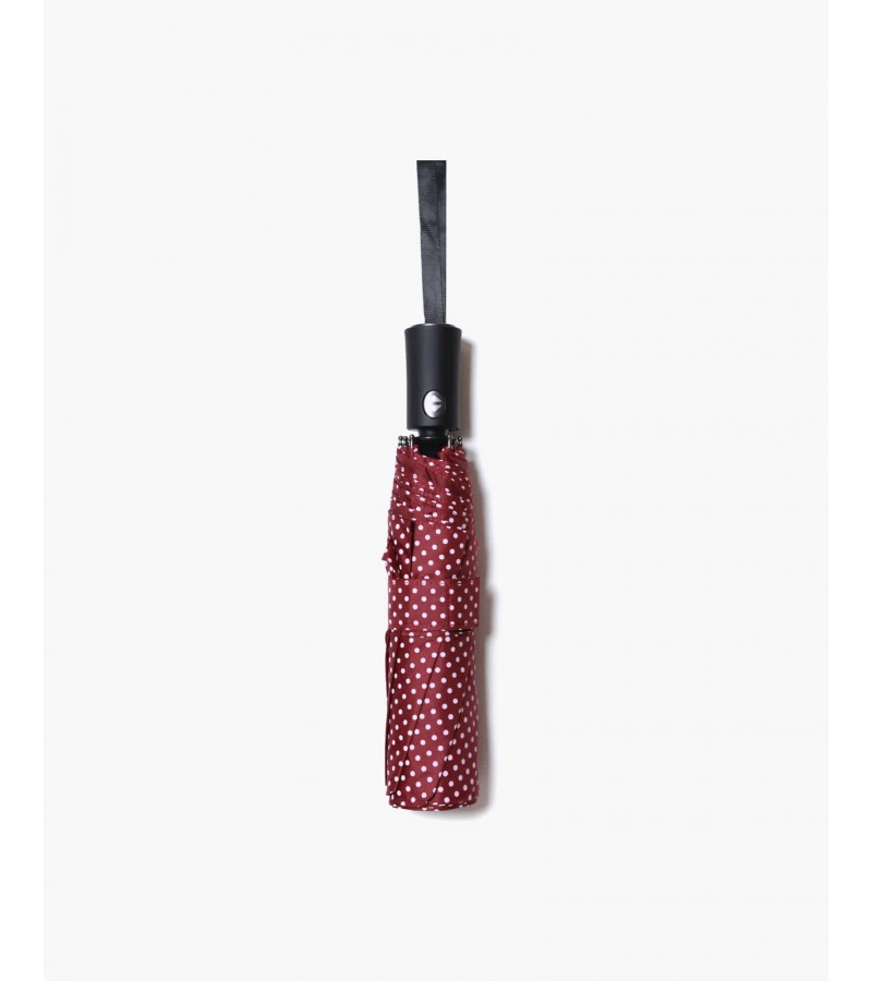 Parachase 3099-1 Puantiye Desenli Otomatik 3 Katlamalı Şemsiye