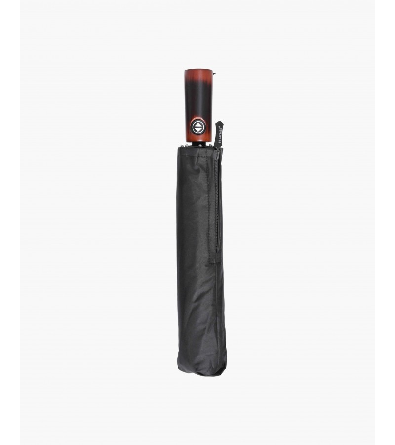 Parachase 3282 Ahşap Saplı Büyük Boy Otomatik 3 Katlamalı Karartmalı Güneş/Yağmur Şemsiyesi