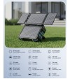 76800mAh 300W Taşınabilir Güç İstasyonu | Entegre 30W Güneş Paneli, PD 60W, QC 3.0, 12V Araç Çıkışı