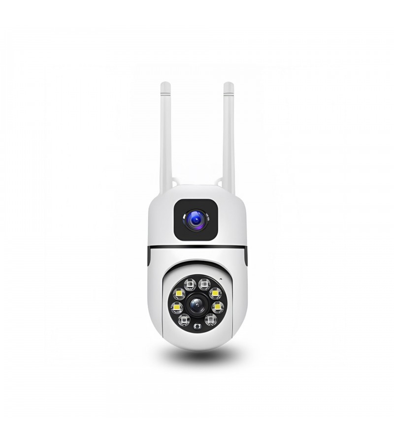 8MP Çift Lensli Wi-Fi Akıllı Güvenlik Kamerası (İki Yönlü Sesli Görüşme & Otomatik Takip Özellikli)