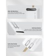 50.000 mAh Hızlı Şarj Powerbank - 22.5W SCP, 20W PD + QC, Dahili USB-C & Lightning Kablolar, USB-C & USB-A Portlu Hızlı Şarj