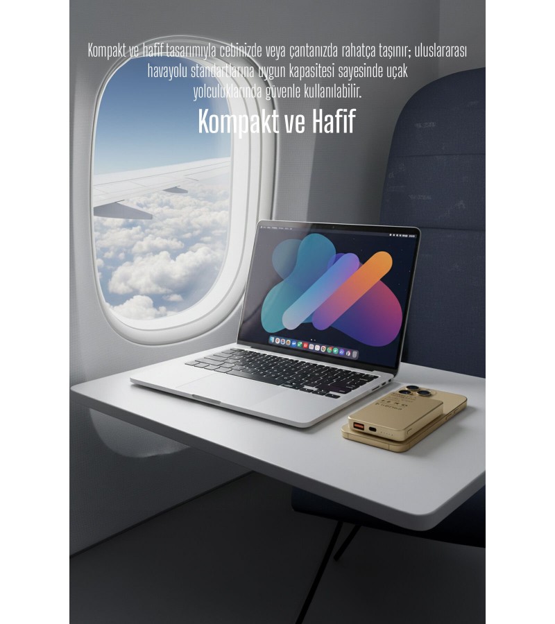 Magnetic X KP-109 MagSafe Uyumlu 10000mAh Powerbank