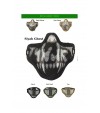 Airsoft Yüz Maskesi Tan Ghost Koruyucu Pro Çelik Tel Maske Airsoft Yüz Maskesi Tan Ghost Koruyucu Pro Çelik Tel Maske