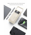 30.000 mAh Çok Fonksiyonlu Powerbank – 22.5W Hızlı Şarj, LCD Ekran, Dahili Kablolar, Güçlü LED Fener, Taşıma Kolu, Outdoor Kullanıma Uygun