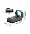 Vism Flipdot Reflex M2 Red Dot Sight - Katlanabilir Optik, Tabanca için 22mm Reflex Nişangâh