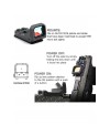 Vism Flipdot Reflex M2 Red Dot Sight - Katlanabilir Optik, Tabanca için 22mm Reflex Nişangâh