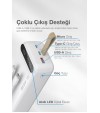 30.000 mAh Hızlı Şarj Powerbank - 22.5W SCP, 20W PD + QC, Dahili USB-C & Lightning Kablolar, USB-C & USB-A Portlu Hızlı Şarj